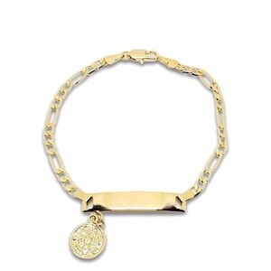 Fígaro link Id Bracelet 14kt Gold-filled